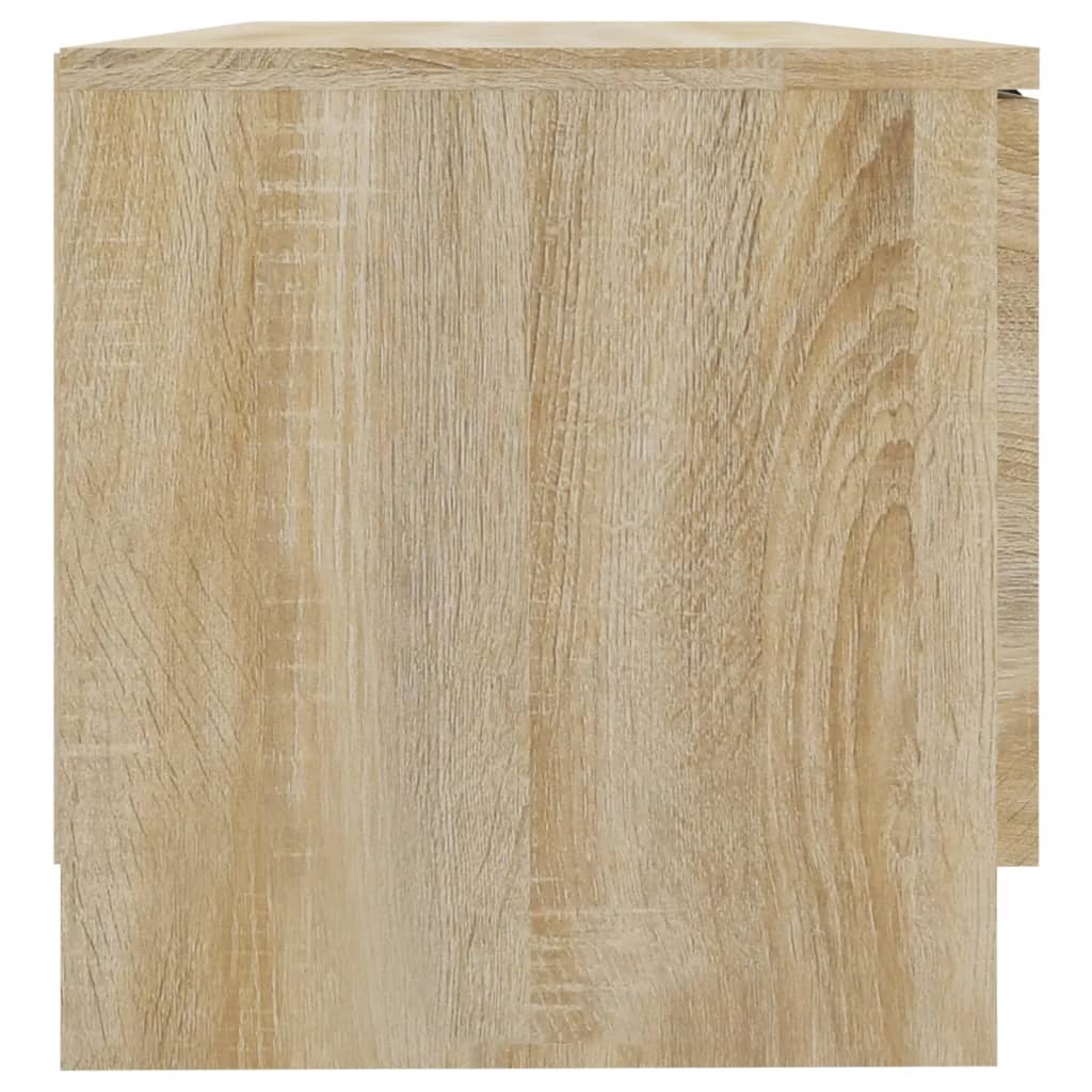 vidaXL Szafka pod TV, dąb sonoma, 80x35x36,5 cm