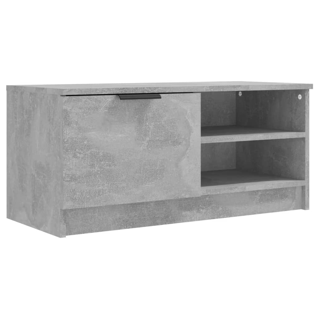 vidaXL Szafka pod TV, szarość betonu, 80x35x36,5 cm