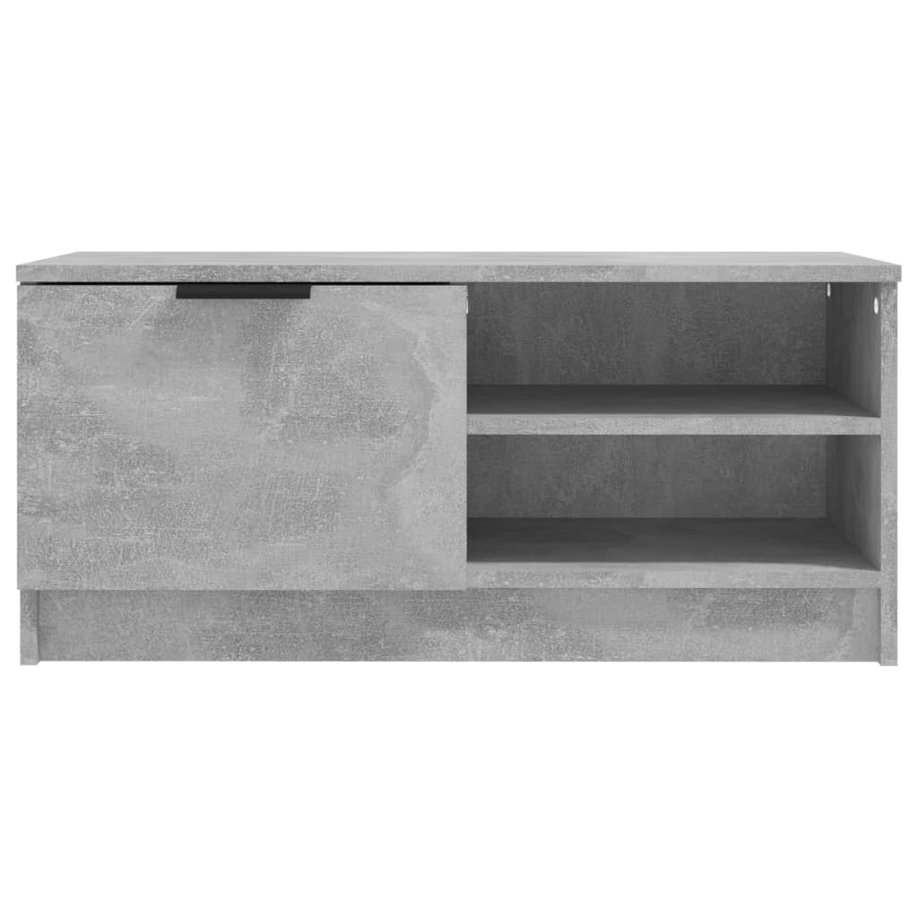 vidaXL Szafka pod TV, szarość betonu, 80x35x36,5 cm