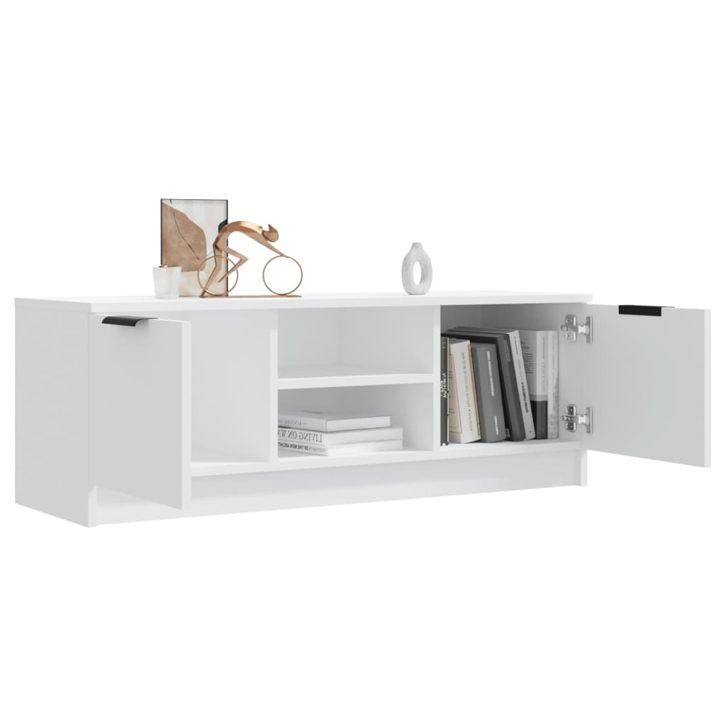vidaXL Szafka pod telewizor, biała, 102x35x36,5 cm