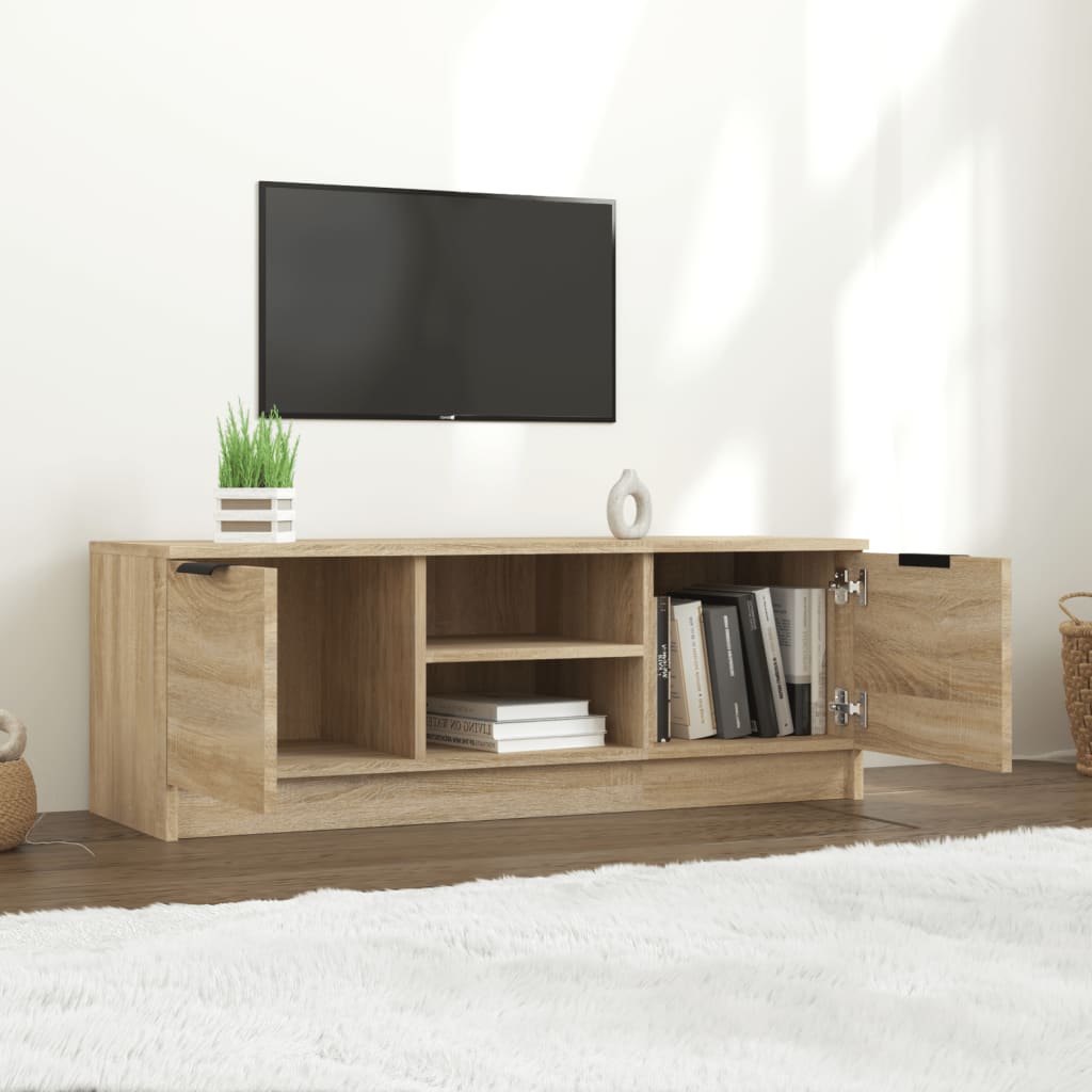vidaXL Szafka pod telewizor, dąb sonoma, 102x35x36,5 cm