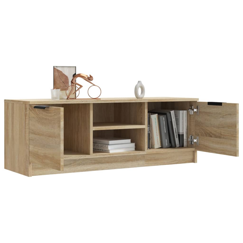 vidaXL Szafka pod telewizor, dąb sonoma, 102x35x36,5 cm