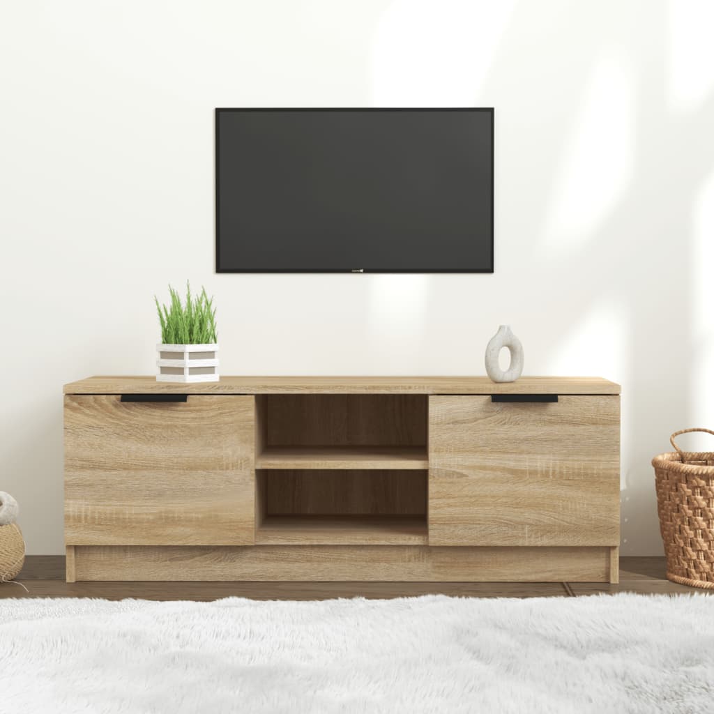 vidaXL Szafka pod telewizor, dąb sonoma, 102x35x36,5 cm