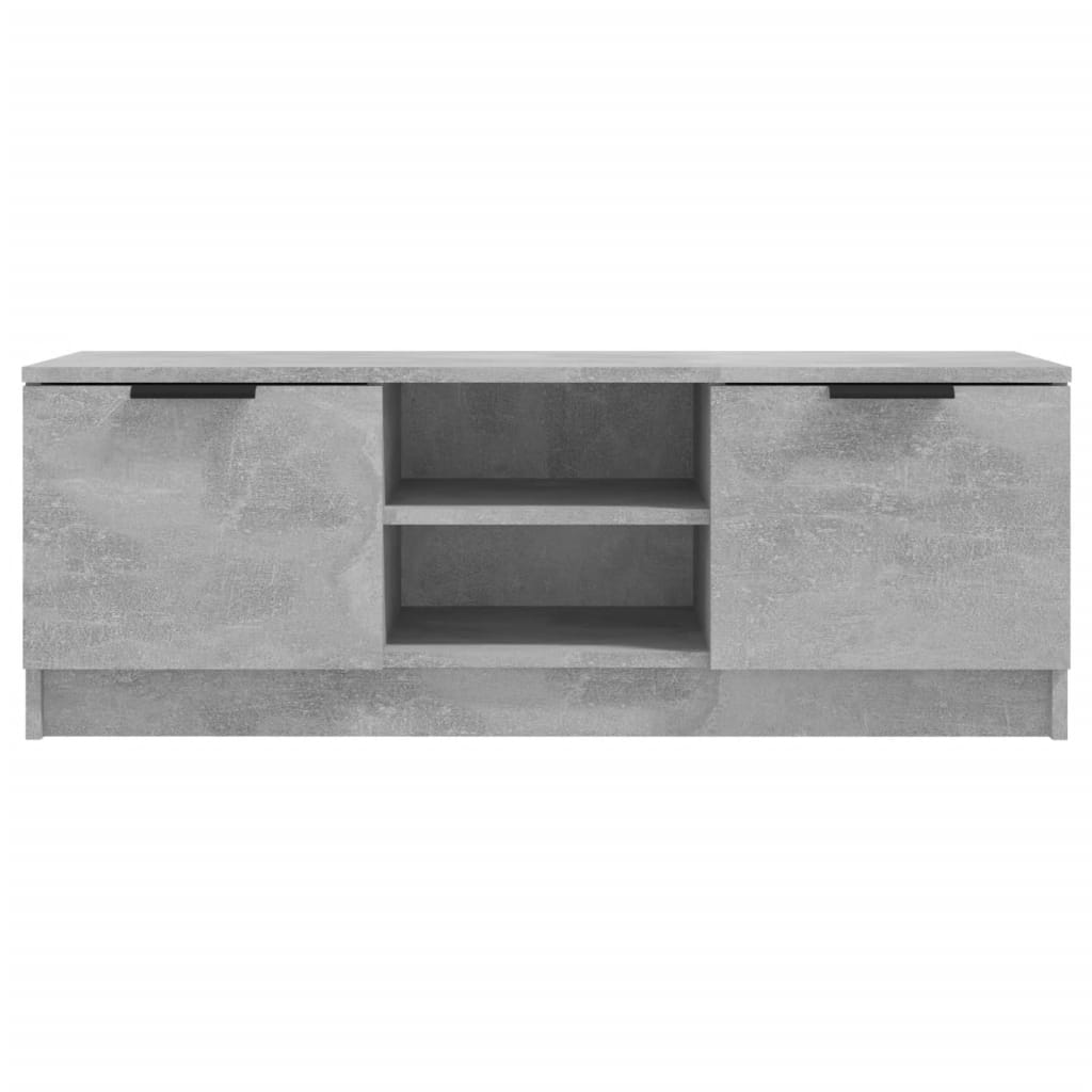 vidaXL Szafka pod telewizor, szarość betonu, 102x35x36,5 cm