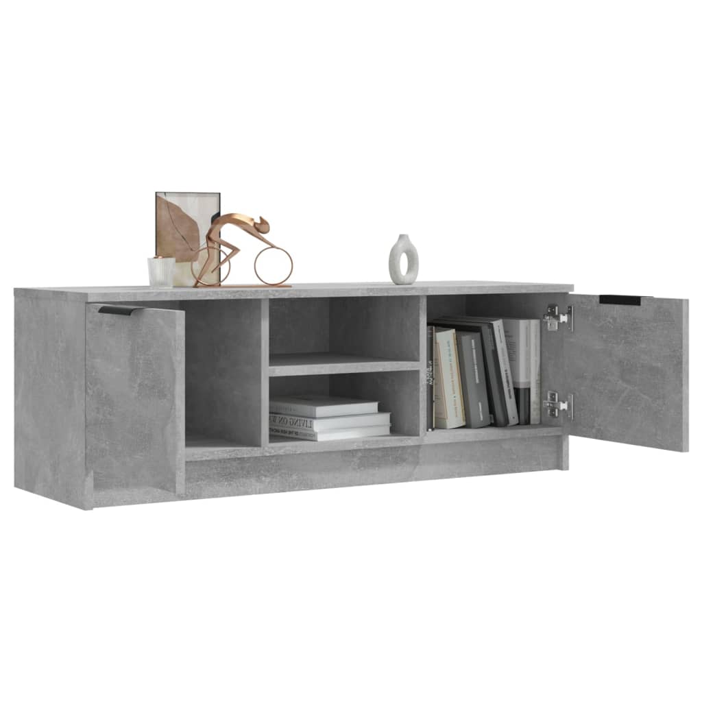vidaXL Szafka pod telewizor, szarość betonu, 102x35x36,5 cm