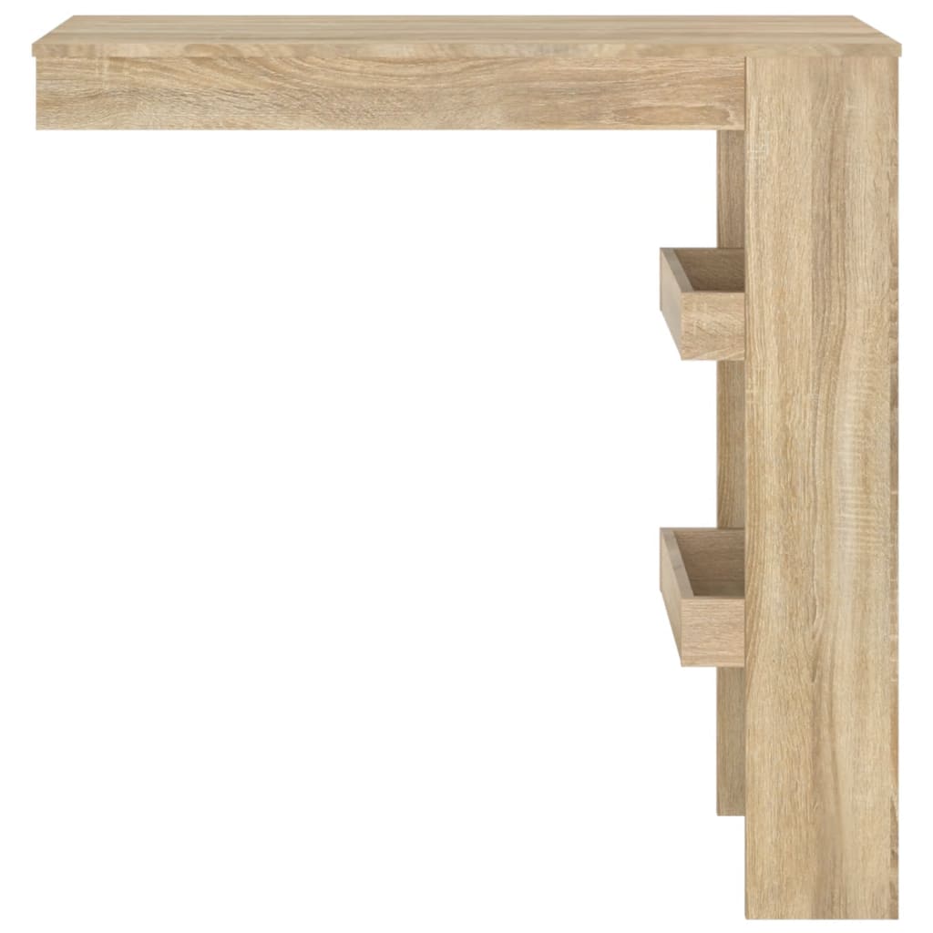 vidaXL Stolik barowy, sonoma, 102x45x103,5 cm, materiał drewnopochodny