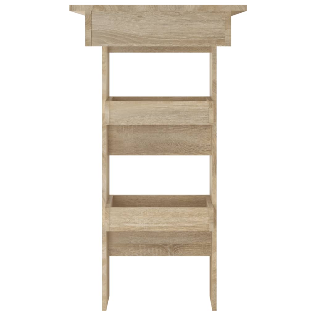 vidaXL Stolik barowy, sonoma, 102x45x103,5 cm, materiał drewnopochodny