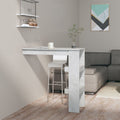 vidaXL Stolik barowy, szary, 102x45x103,5 cm, materiał drewnopochodny