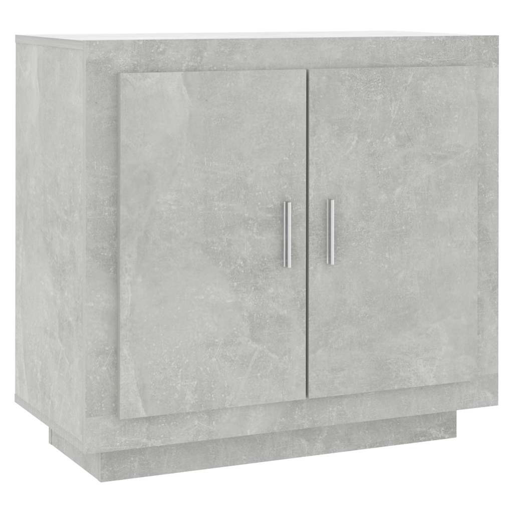 vidaXL Szafka, szarość betonu, 80x40x75 cm, materiał drewnopochodny