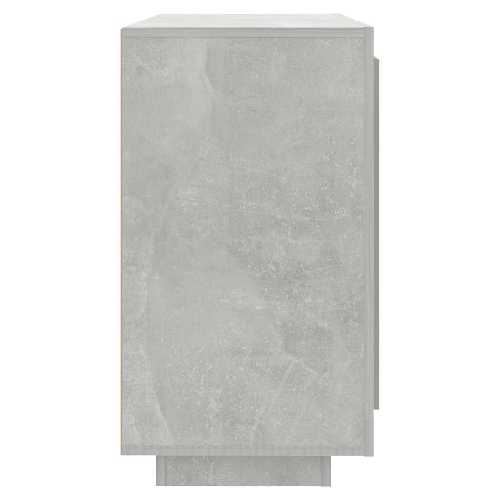 vidaXL Szafka, szarość betonu, 80x40x75 cm, materiał drewnopochodny