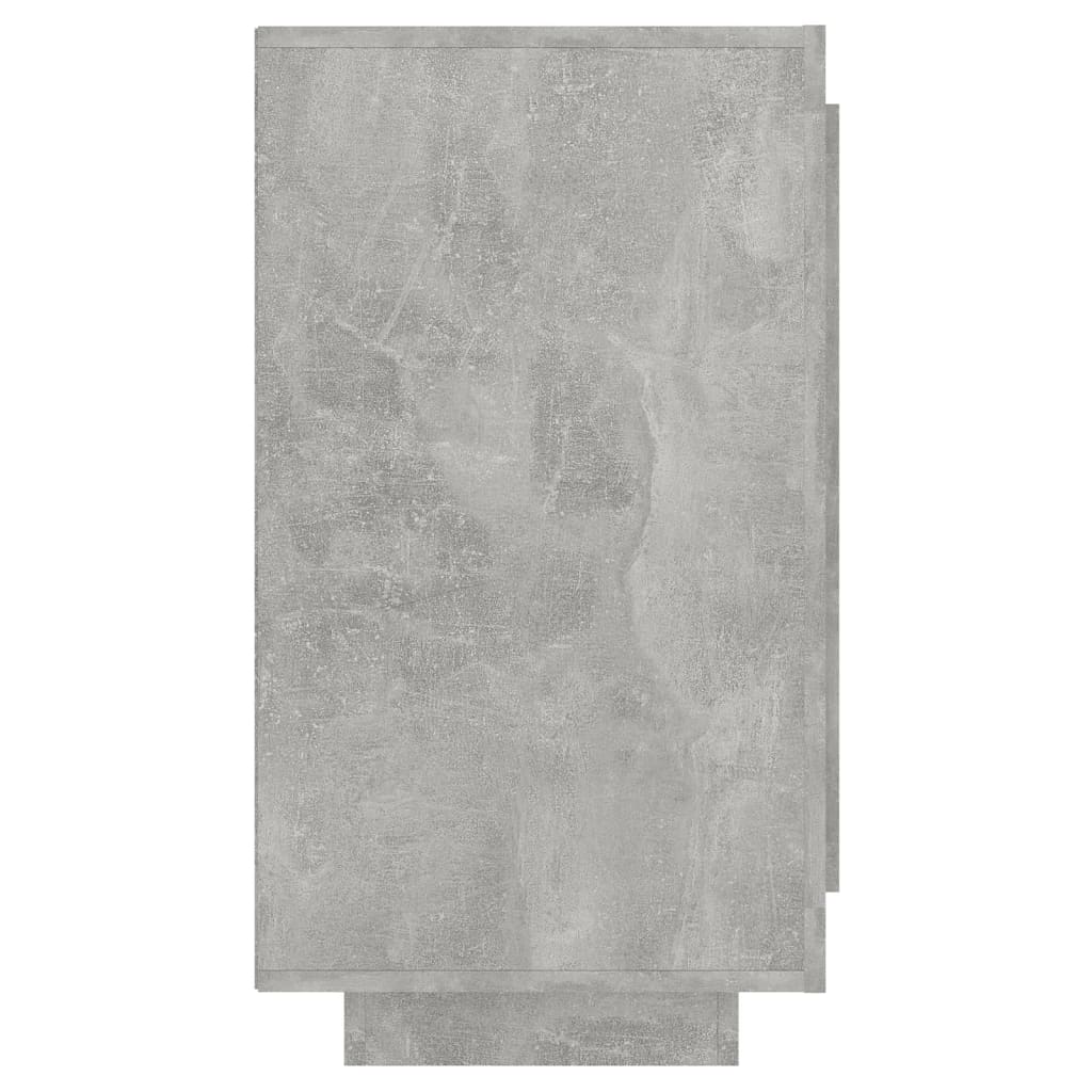 vidaXL Szafka, szarość betonu, 80x40x75 cm