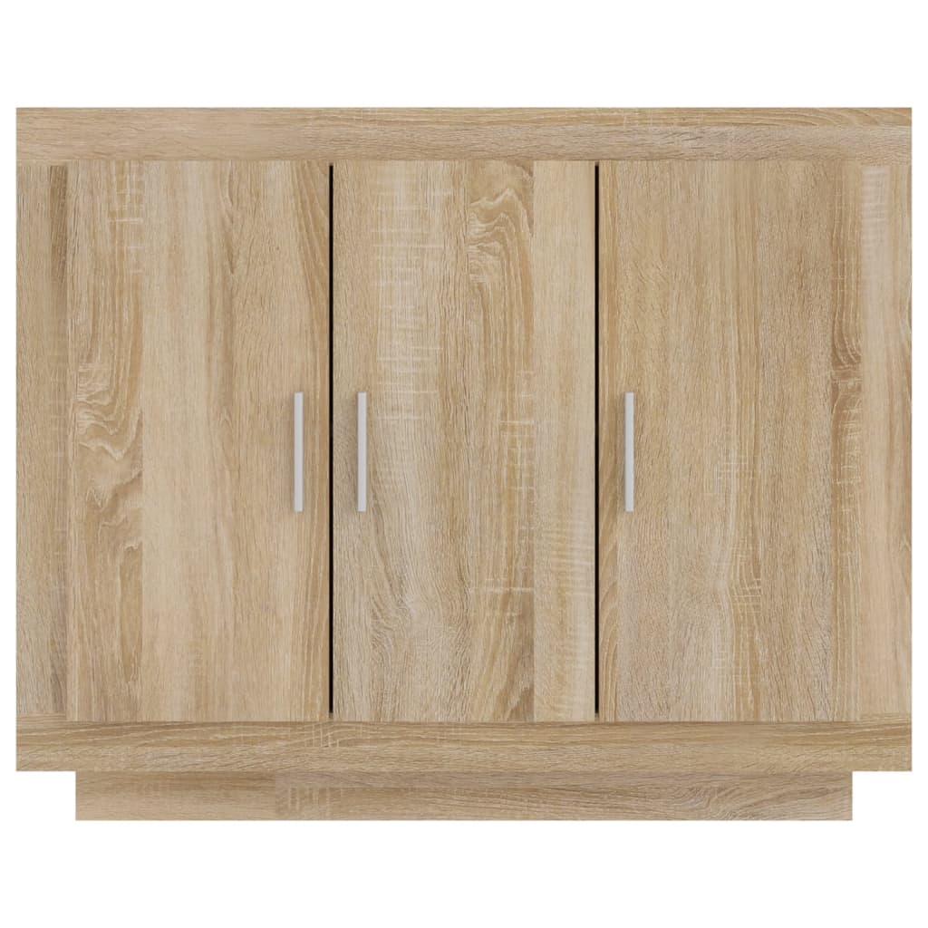 vidaXL Szafka, dąb sonoma, 92x35x75 cm, materiał drewnopochodny