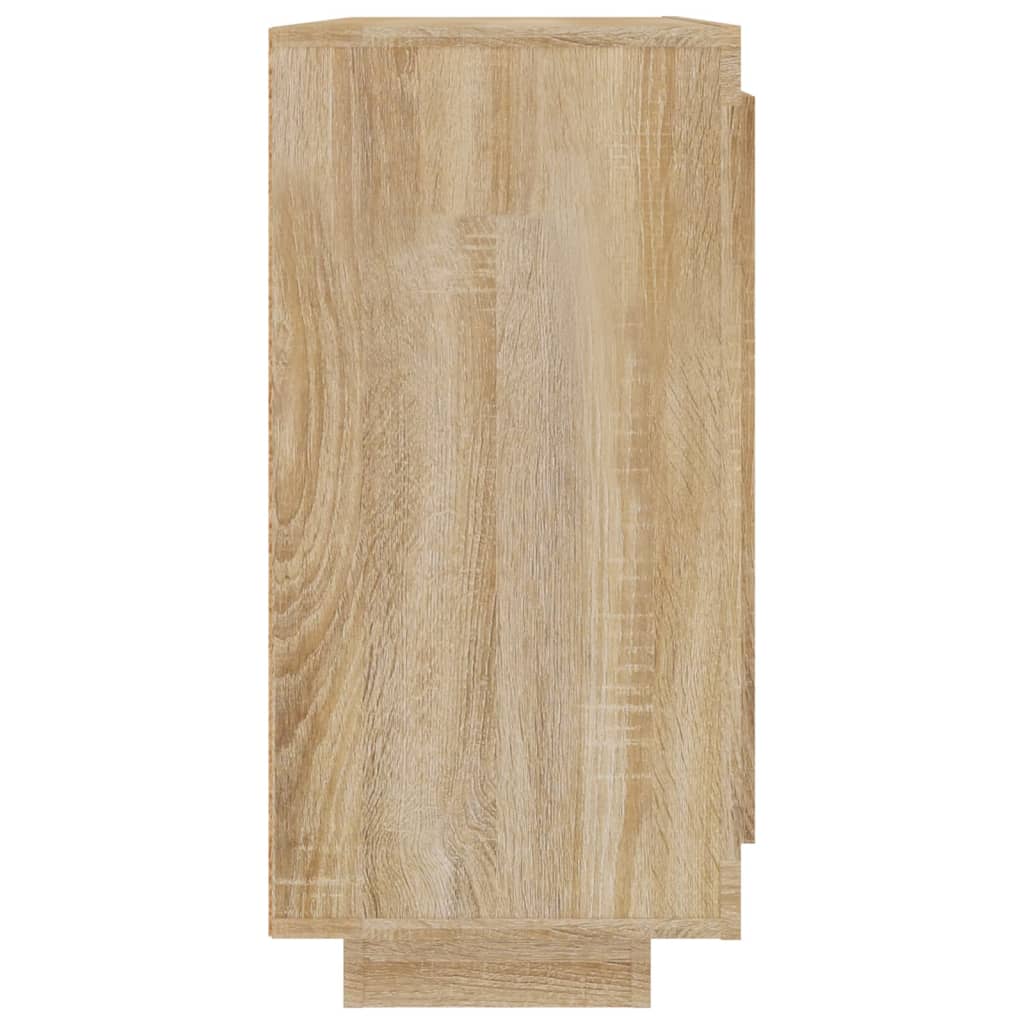 vidaXL Szafka, dąb sonoma, 92x35x75 cm, materiał drewnopochodny