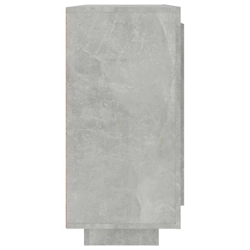 vidaXL Szafka, szarość betonu, 92x35x75 cm, materiał drewnopochodny