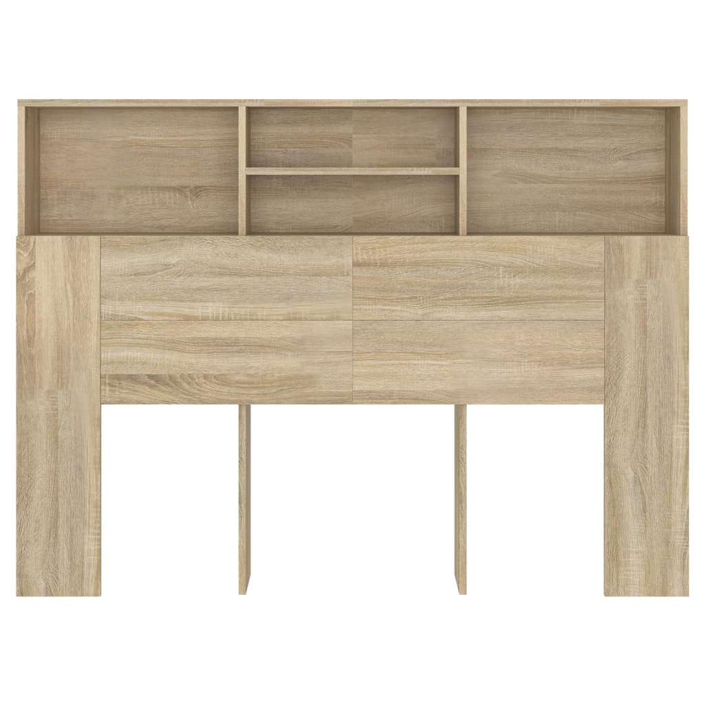 vidaXL Szafka zagłówkowa Sonoma Oak 140x19x103,5 cm