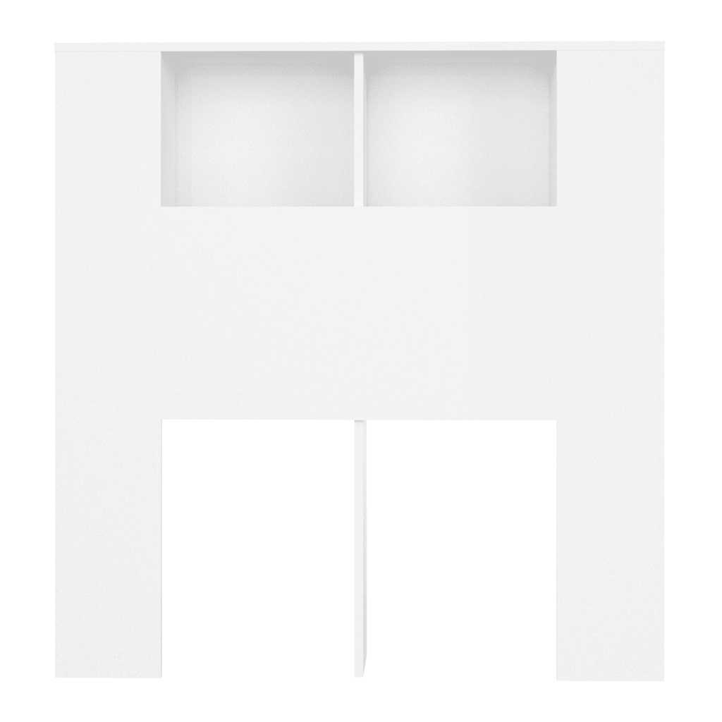 vidaXL Szafka zagłówkowa biała 100x18,5x102,5 cm
