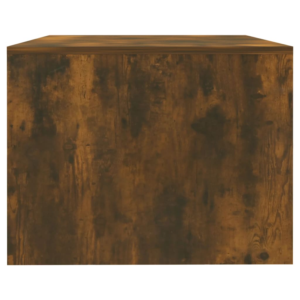 vidaXL Stolik kawowy, przydymiony dąb, 102x55x42 cm