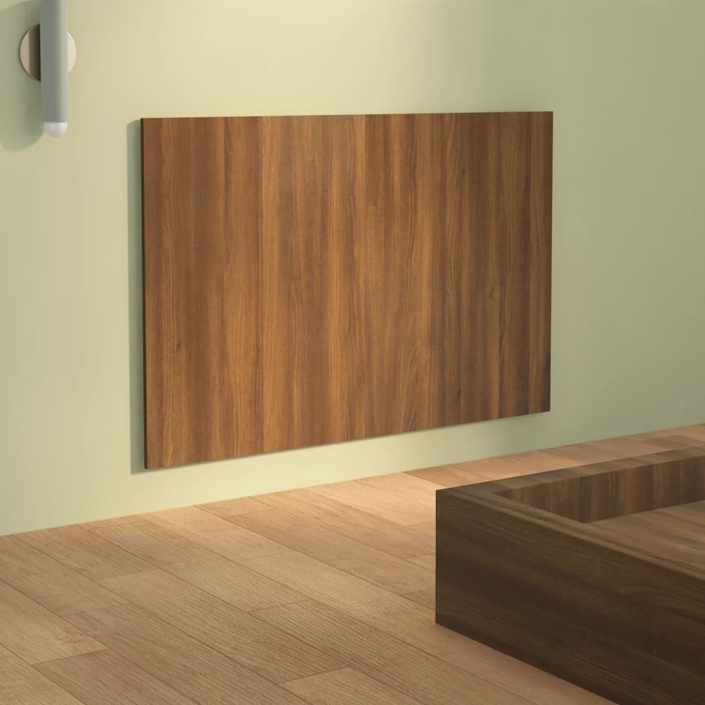 vidaXL Wezgłowie łóżka, brązowy dąb, 120x1,5x80 cm