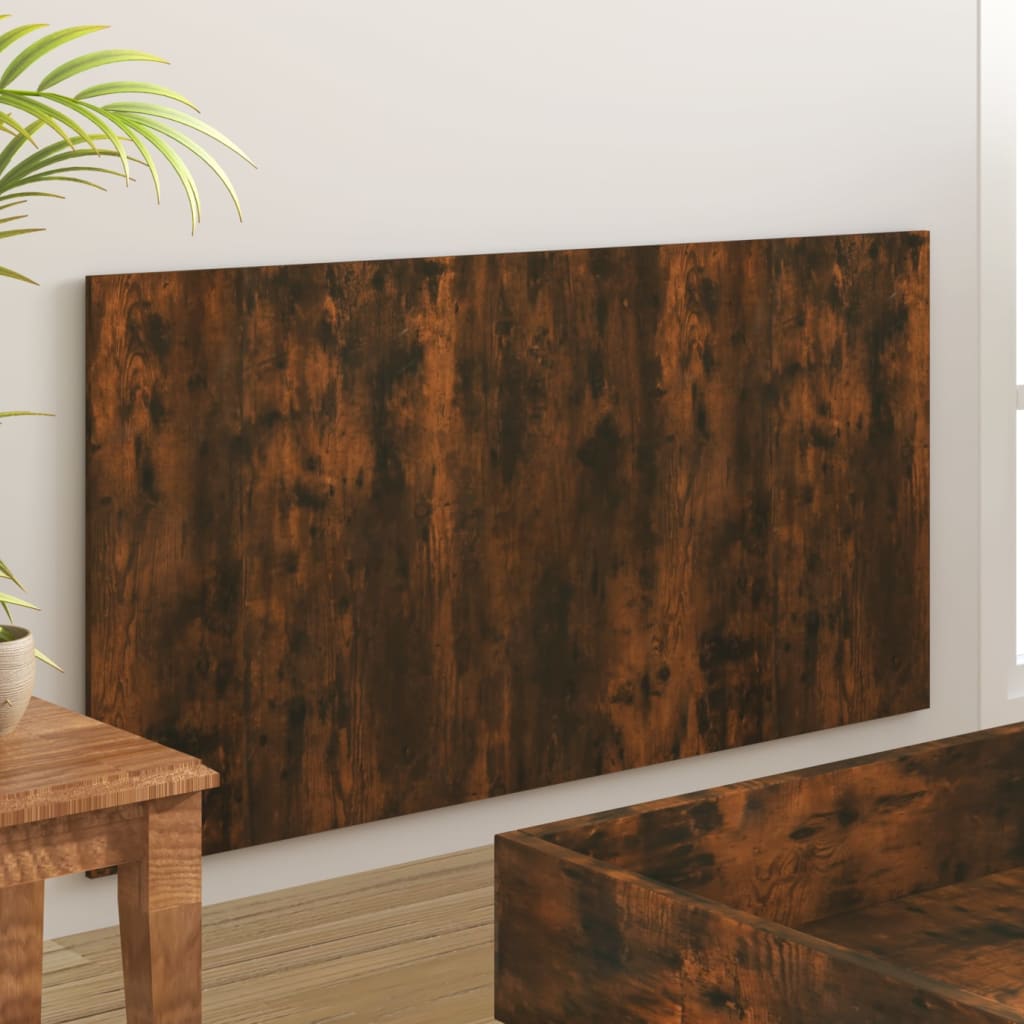 vidaXL Wezgłowie łóżka, przydymiony dąb, 160x1,5x80 cm