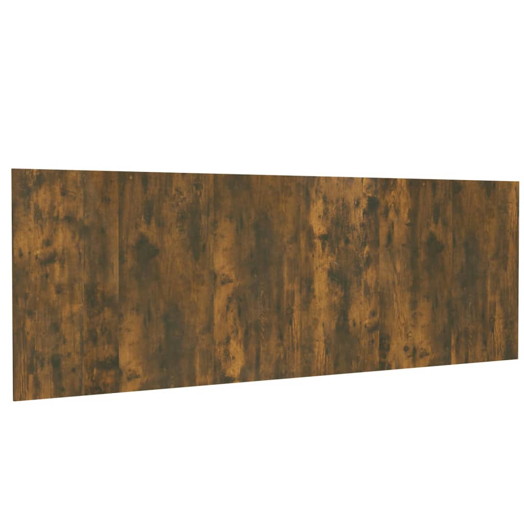 vidaXL Wezgłowie łóżka, przydymiony dąb, 240x1,5x80 cm