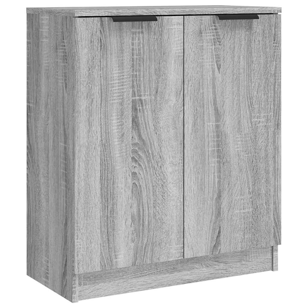 vidaXL Szafka, szary dąb sonoma, 60x30x70 cm, materiał drewnopochodny
