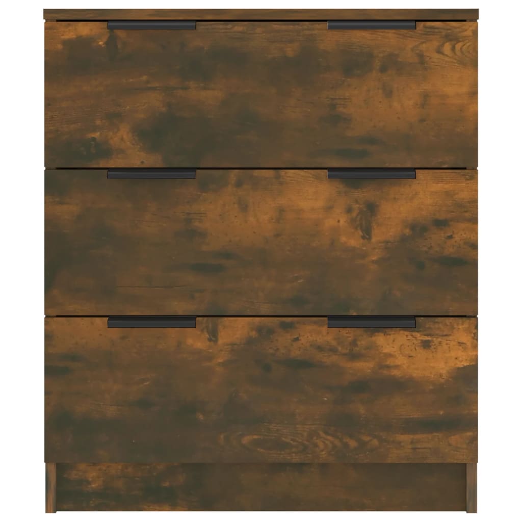vidaXL Komoda, przydymiony dąb, 60x30x70 cm, materiał drewnopochodny