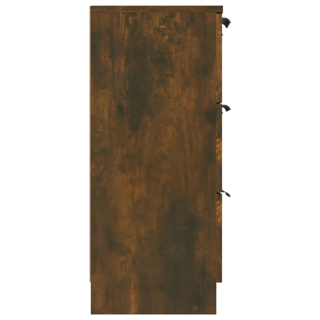 vidaXL Komoda, przydymiony dąb, 60x30x70 cm, materiał drewnopochodny