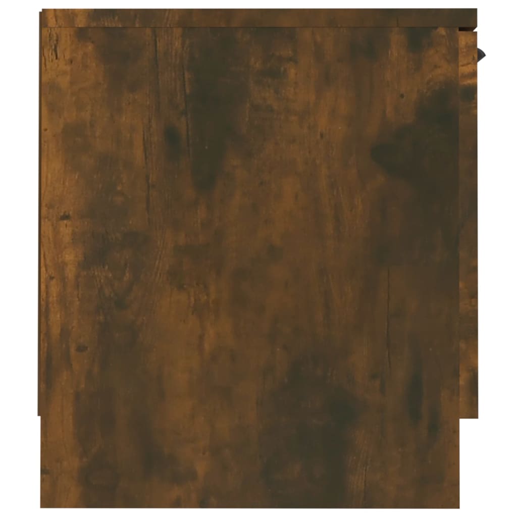 vidaXL Szafka pod telewizor, przydymiony dąb, 140x35x40 cm