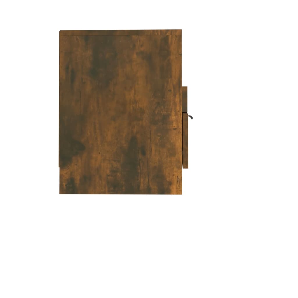 vidaXL Szafka pod telewizor, przydymiony dąb, 150x33,5x45 cm
