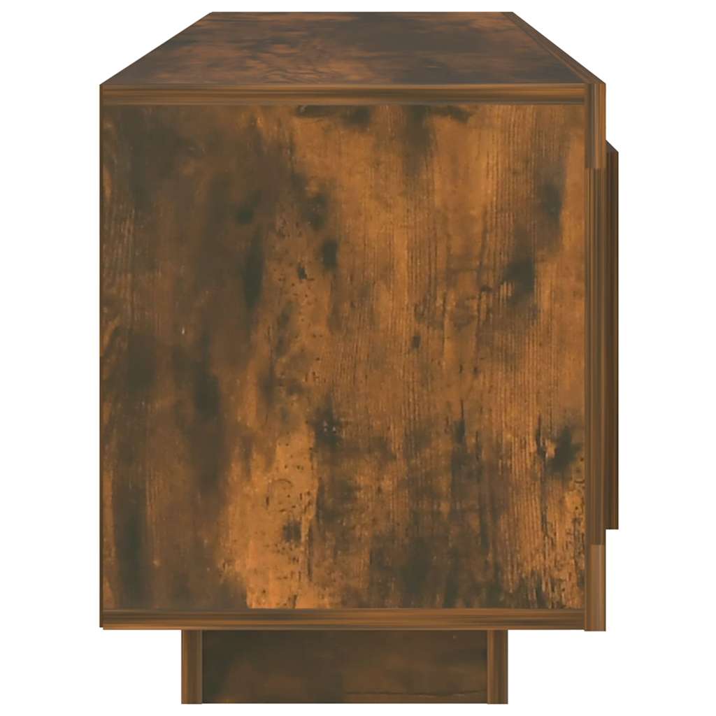 vidaXL Szafka pod telewizor, przydymiony dąb, 102x35x45 cm