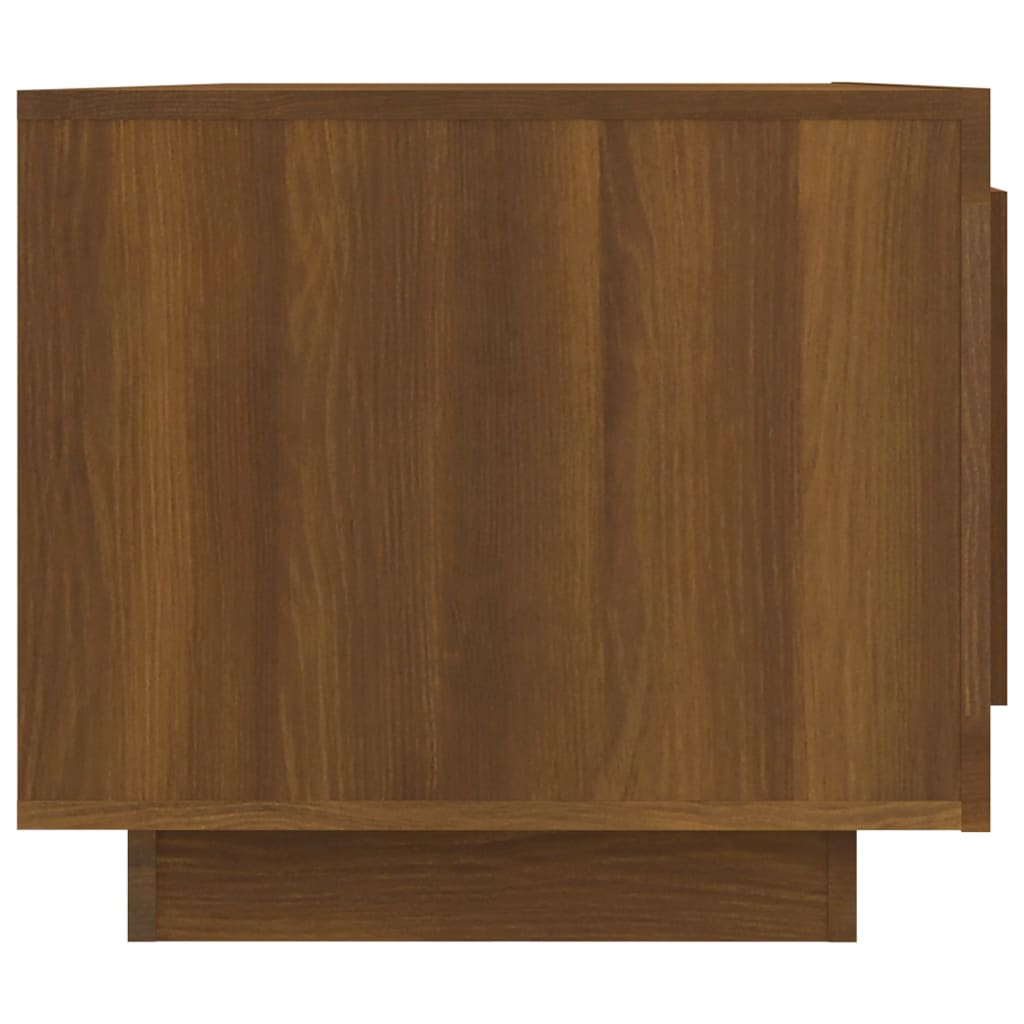 vidaXL Stolik kawowy, brązowy dąb 102x50x45 cm materiał drewnopochodny