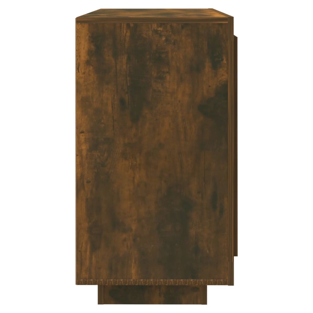 vidaXL Szafka, przydymiony dąb, 80x40x75 cm, materiał drewnopochodny