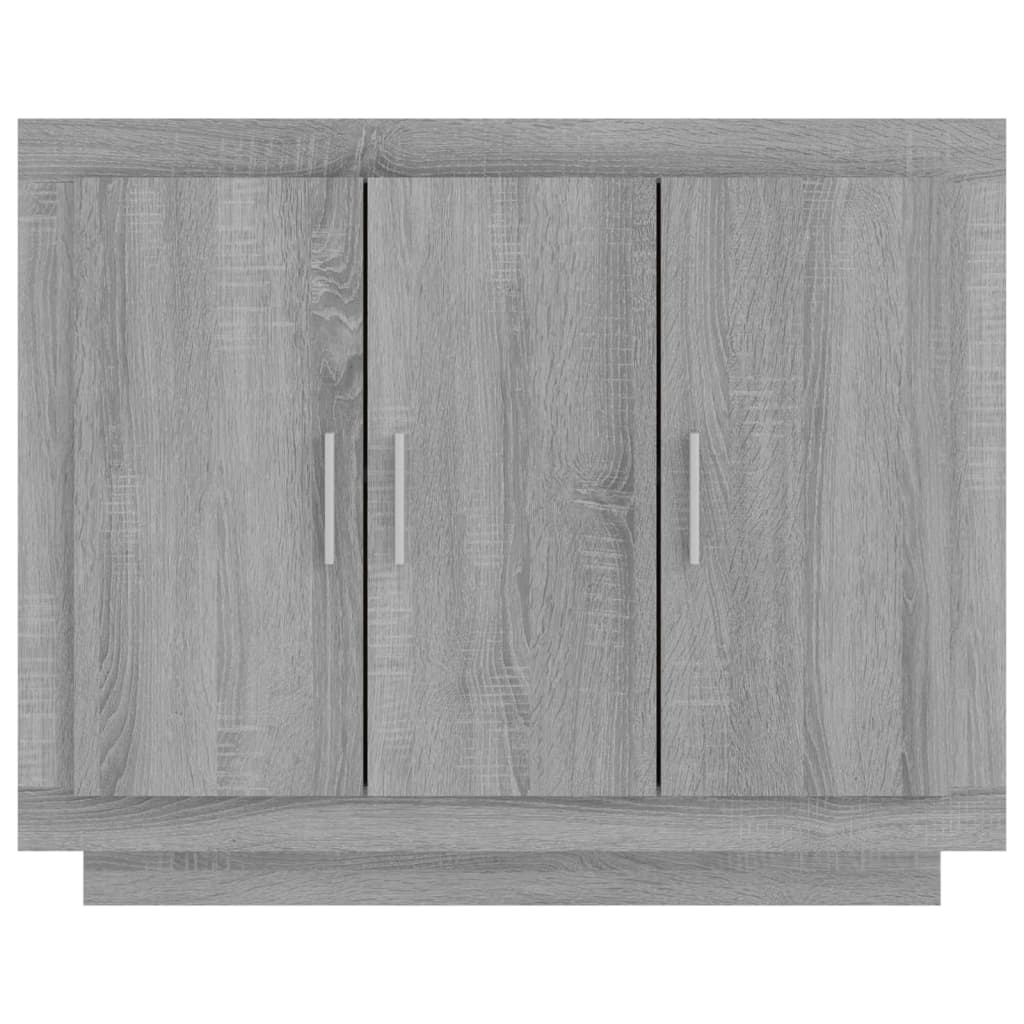 vidaXL Szafka, szary dąb sonoma, 92x35x75 cm, materiał drewnopochodny
