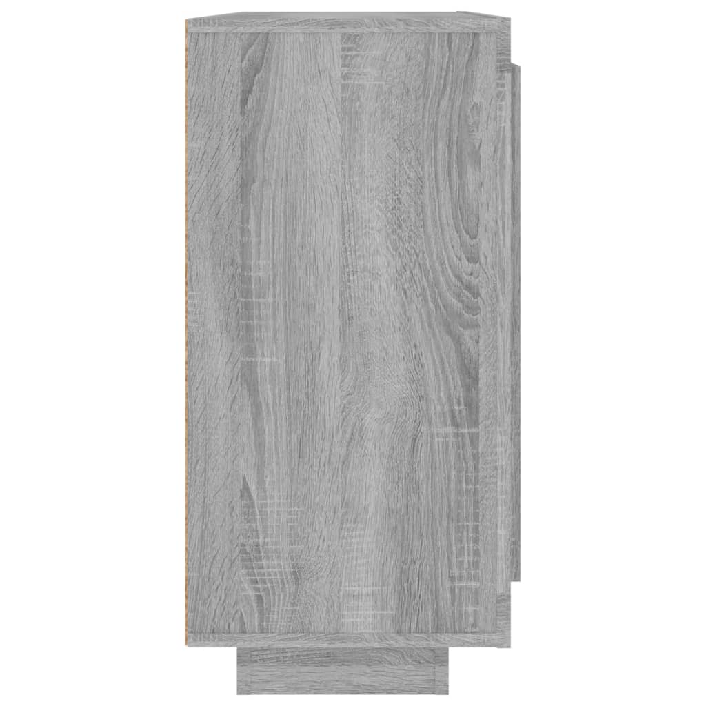 vidaXL Szafka, szary dąb sonoma, 92x35x75 cm, materiał drewnopochodny