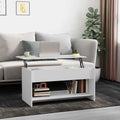 vidaXL Stolik kawowy, biały, 102x50x52,5 cm, materiał drewnopochodny