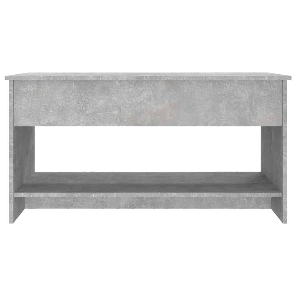 vidaXL Stolik kawowy, szarość betonu, 102x50x52,5 cm