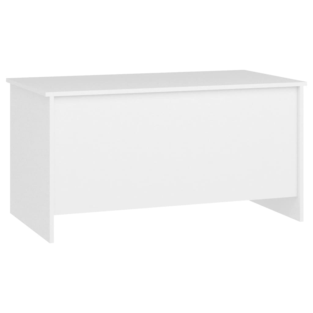 vidaXL Stolik kawowy, biały, 102x55,5x52,5 cm, materiał drewnopochodny