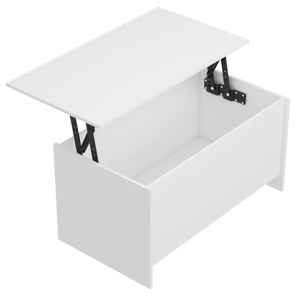vidaXL Stolik kawowy, biały, 102x55,5x52,5 cm, materiał drewnopochodny