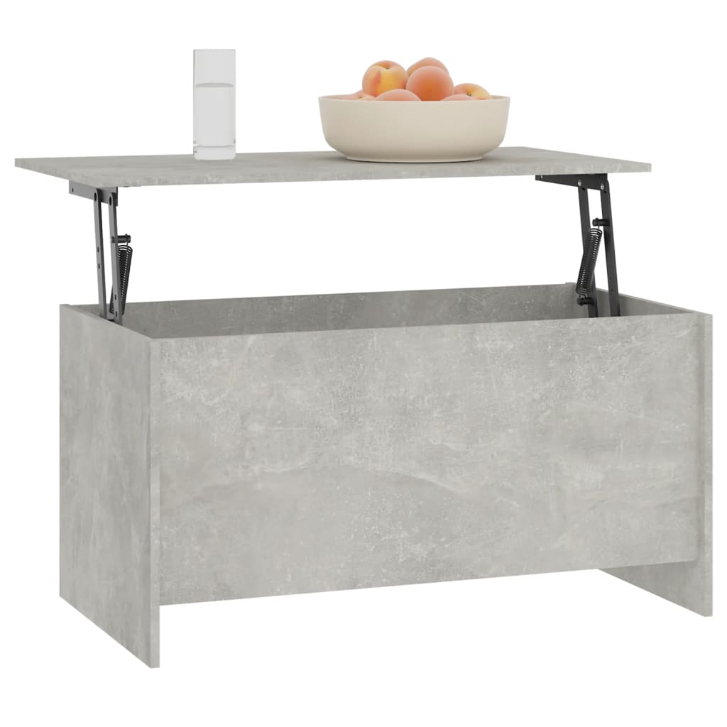 vidaXL Stolik kawowy, szarość betonu, 102x55,5x52,5 cm