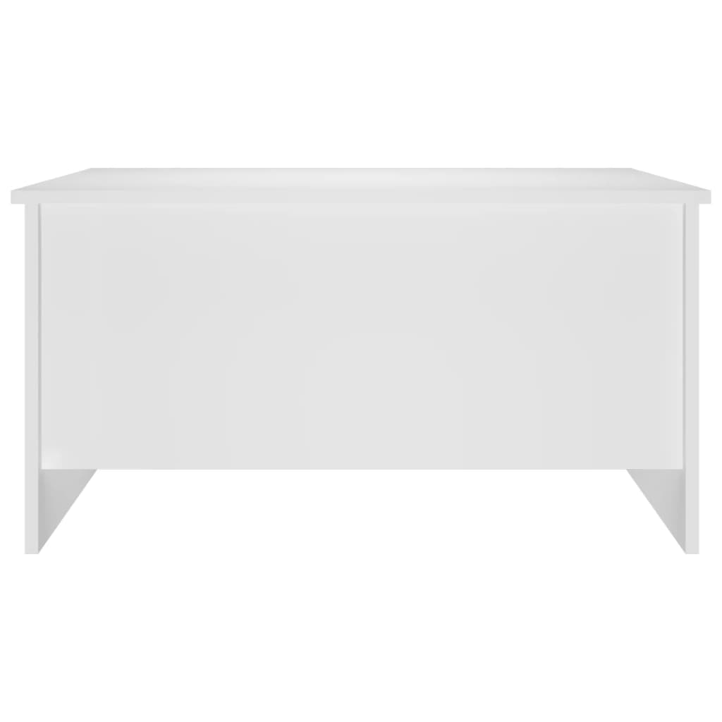 vidaXL Stolik kawowy, biały, 80x55,5x41,5 cm, materiał drewnopochodny