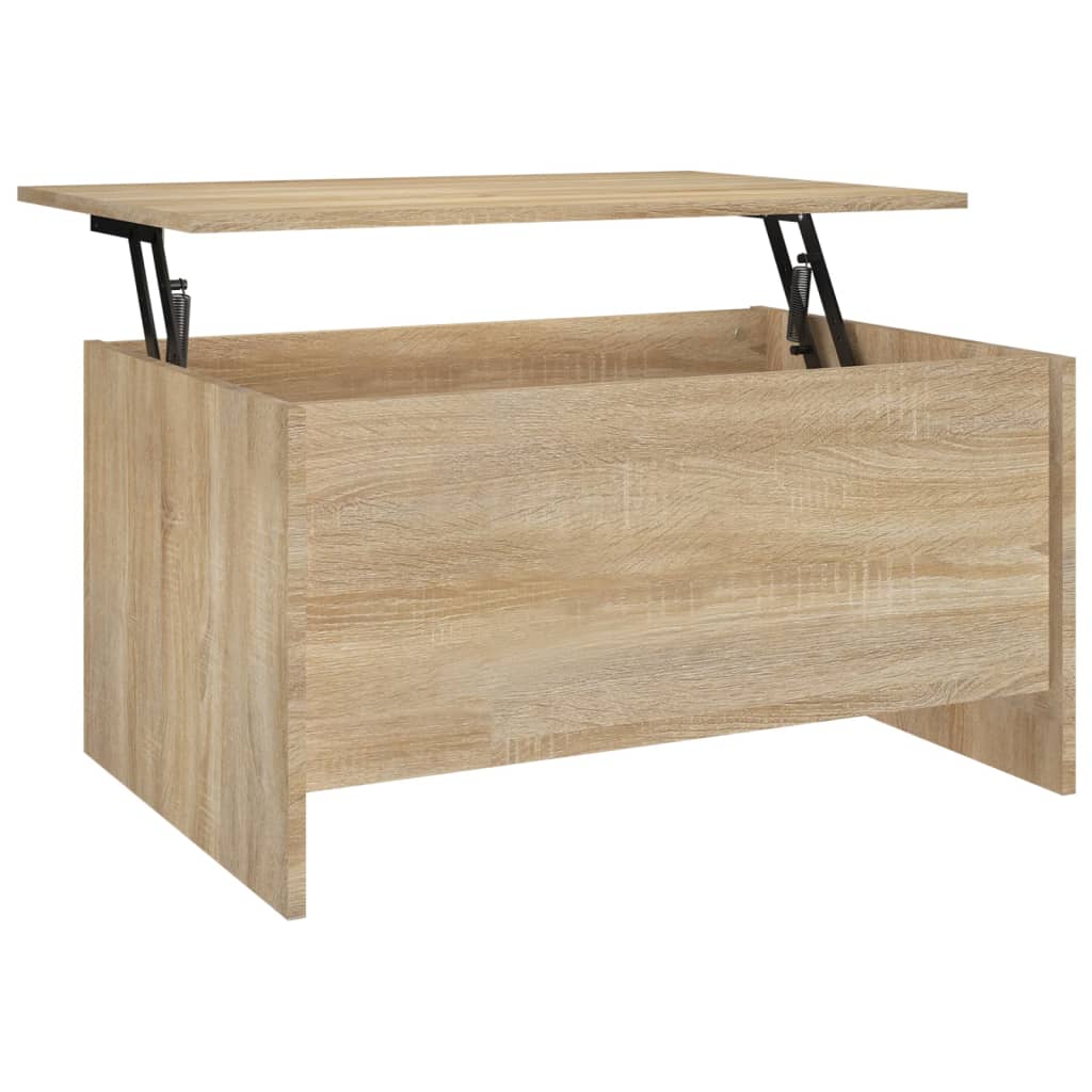 vidaXL Stolik kawowy, dąb sonoma, 80x55,5x41,5 cm