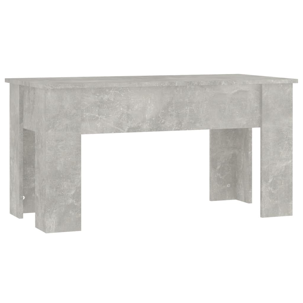 vidaXL Stolik kawowy, betonowa szarość, 101x49x52 cm