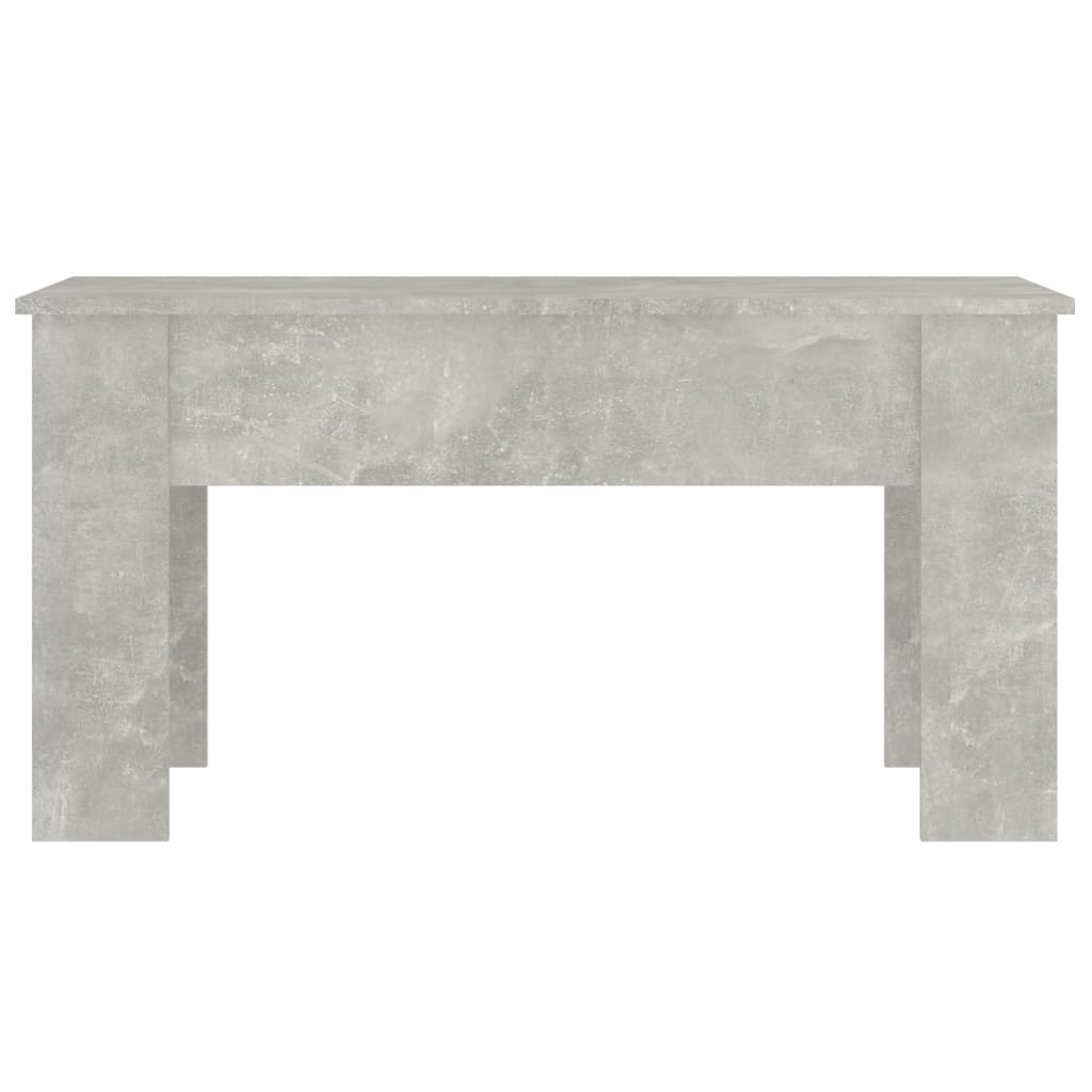 vidaXL Stolik kawowy, betonowa szarość, 101x49x52 cm