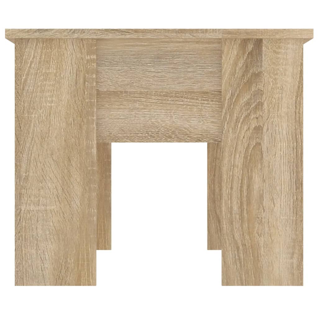vidaXL Stolik kawowy, dąb sonoma, 79x49x41, materiał drewnopochodny