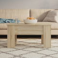 vidaXL Stolik kawowy, dąb sonoma, 79x49x41, materiał drewnopochodny