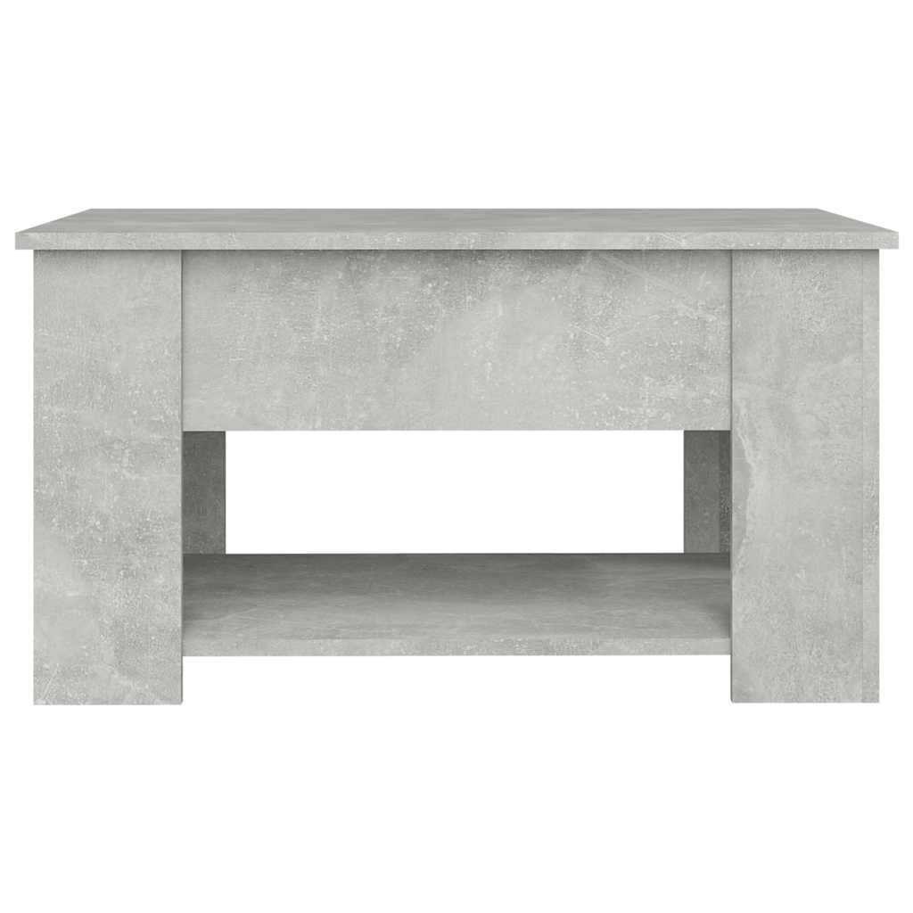 vidaXL Stolik kawowy, szarość betonu, 79x49x41 cm