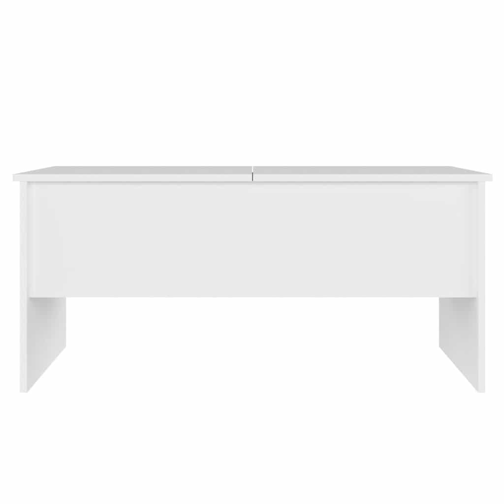vidaXL Stolik kawowy, biały, 102x50,5x46,5 cm, materiał drewnopochodny