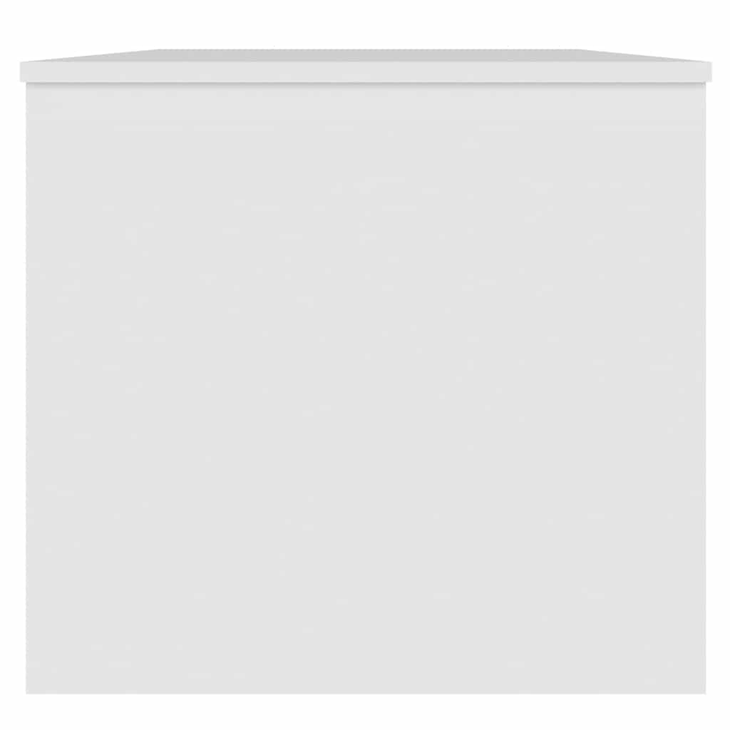 vidaXL Stolik kawowy, biały, 102x50,5x46,5 cm, materiał drewnopochodny