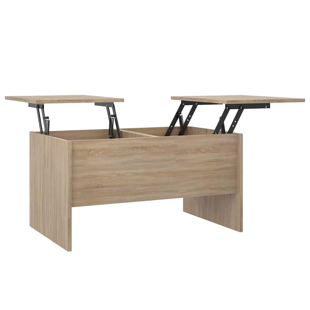 vidaXL Stolik kawowy, dąb sonoma 80x50x42,5 cm materiał drewnopochodny