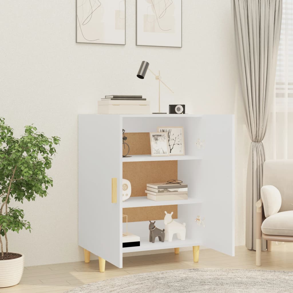 vidaXL Szafka, biała, 70x34x90 cm, materiał drewnopochodny